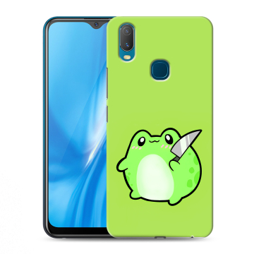 Силиконовый чехол на Vivo Y11 с принтом Лягушенок