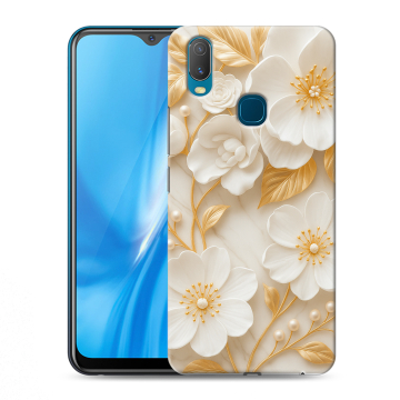 Силиконовый чехол на Vivo Y11 с принтом Цветы