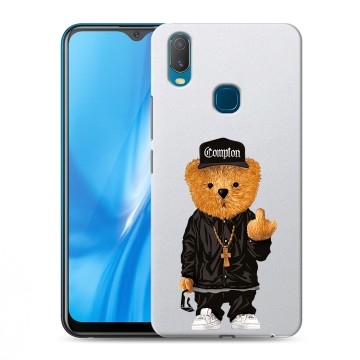 Силиконовый чехол на Vivo Y11 с принтом Мишка