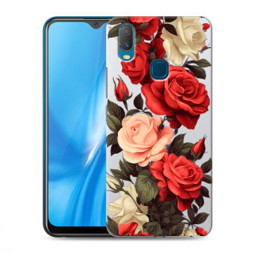 Силиконовый чехол на Vivo Y11 с принтом Розы