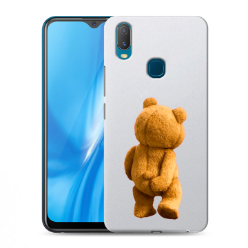 Силиконовый чехол на Vivo Y11 с принтом Медведь