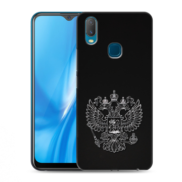 Силиконовый чехол на Vivo Y11 с принтом Герб России