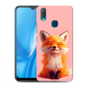 Силиконовый чехол на Vivo Y11 с принтом милая лиса