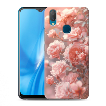 Силиконовый чехол на Vivo Y11 с принтом Розовые розы