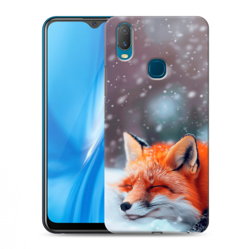 Силиконовый чехол на Vivo Y11 с принтом лиса