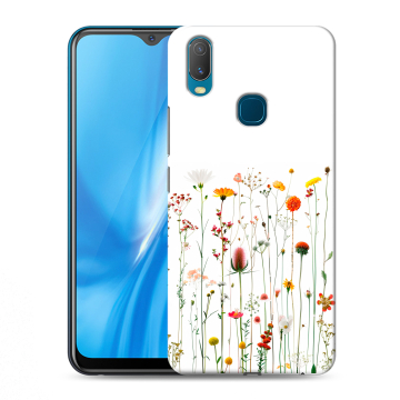 Силиконовый чехол на Vivo Y11 с принтом цветы