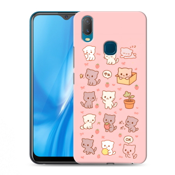 Силиконовый чехол на Vivo Y11 с принтом Hello Kitty Хелоу Кити