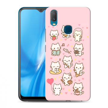 Силиконовый чехол на Vivo Y11 с принтом Hello Kitty Хелоу Кити