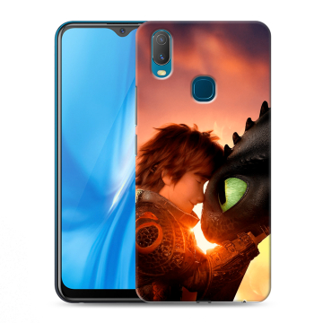 Силиконовый чехол на Vivo Y11 с принтом Как приручить дракона