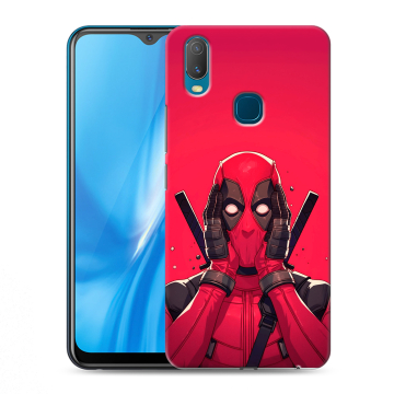 Силиконовый чехол на Vivo Y11 с принтом Дедпул Deadpool