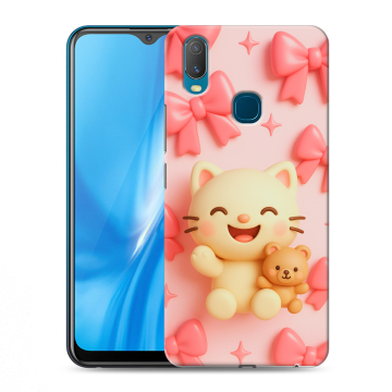 Силиконовый чехол на Vivo Y11 с принтом для девочек