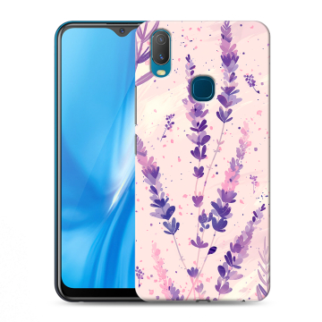 Силиконовый чехол на Vivo Y11 с принтом цветы лаванда