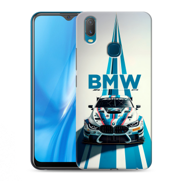 Силиконовый чехол на Vivo Y11 с принтом БМВ BMW
