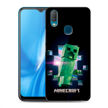 Силиконовый чехол на Vivo Y11 с принтом Майнкрафт Minecraft
