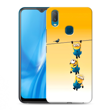 Силиконовый чехол на Vivo Y11 с принтом Миньоны