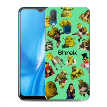 Силиконовый чехол на Vivo Y11 с принтом Шрек Shrek