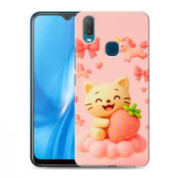 Силиконовый чехол на Vivo Y11 с принтом для девочек
