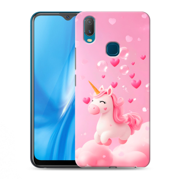 Силиконовый чехол на Vivo Y11 с принтом Единорог