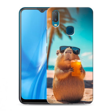 Силиконовый чехол на Vivo Y11 с принтом Капибара
