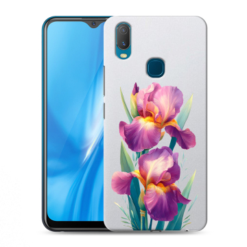 Силиконовый чехол на Vivo Y11 с принтом Цветы орхидеи