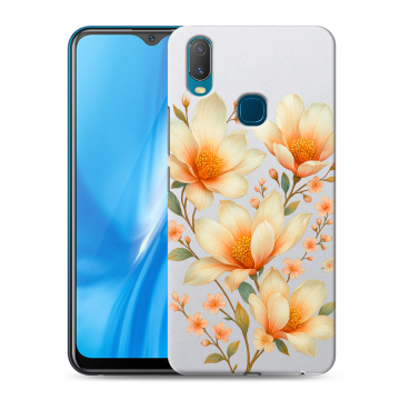 Силиконовый чехол на Vivo Y11 с принтом Цветы