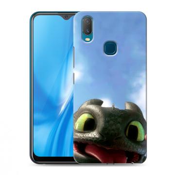 Силиконовый чехол на Vivo Y11 с принтом Как приручить дракона