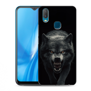 Силиконовый чехол на Vivo Y11 с принтом Волк