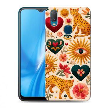 Силиконовый чехол на Vivo Y11 с принтом Модный принт