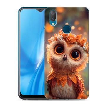 Силиконовый чехол на Vivo Y11 с принтом Милая сова