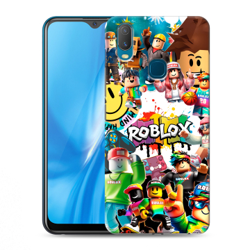 Силиконовый чехол на Vivo Y11 с принтом Roblox Роблокс Силиконовый чехол на Vivo Y11 с принтом Roblox Роблокс