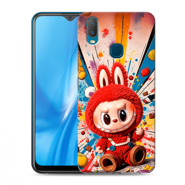 Силиконовый чехол на Vivo Y11 с принтом Labubu Лабубу