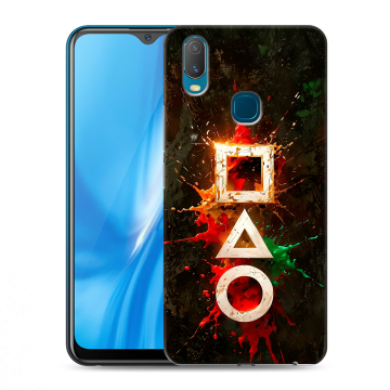 Силиконовый чехол на Vivo Y11 с принтом Squid Game Игра кальмара
