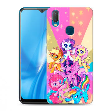 Силиконовый чехол на Vivo Y11 с принтом My little pony Дружба чудо