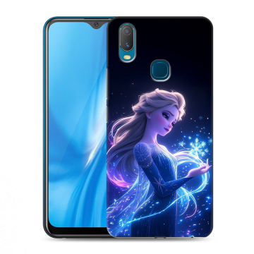 Силиконовый чехол на Vivo Y11 с принтом Холодное сердце Frozen