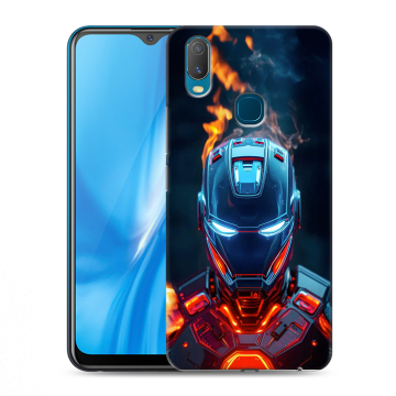 Силиконовый чехол на Vivo Y11 с принтом IronMan Железный человек