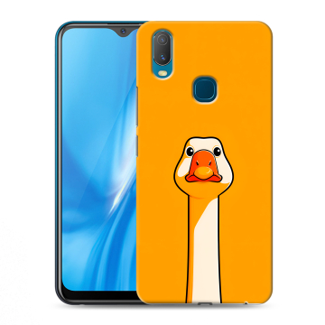 Силиконовый чехол на Vivo Y11 с принтом Смешная утка