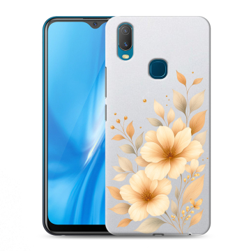 Силиконовый чехол на Vivo Y11 с принтом для девушки