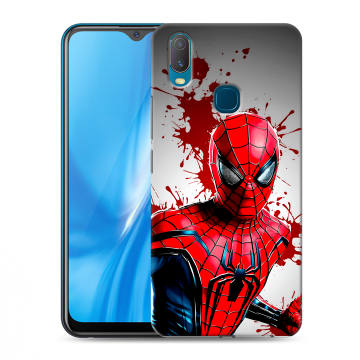 Силиконовый чехол на Vivo Y11 с принтом Spiderman Человек паук