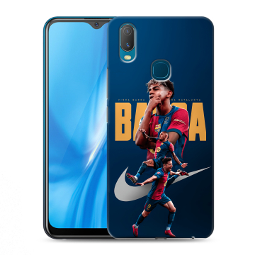 Силиконовый чехол на Vivo Y11 с принтом Барселона Barca Yamal 