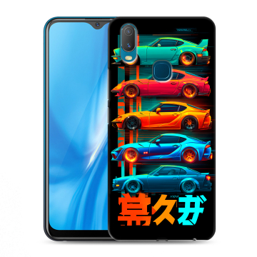 Силиконовый чехол на Vivo Y11 с принтом машины тачки
