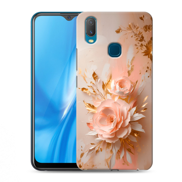 Силиконовый чехол на Vivo Y11 с принтом женский