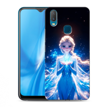 Силиконовый чехол на Vivo Y11 с принтом Холодное сердце Frozen