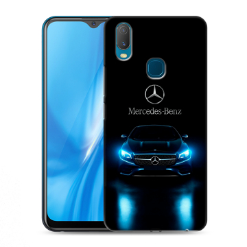 Силиконовый чехол на Vivo Y11 с принтом Mercedes Мерседес