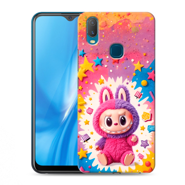 Силиконовый чехол на Vivo Y11 с принтом Labubu Лабубу