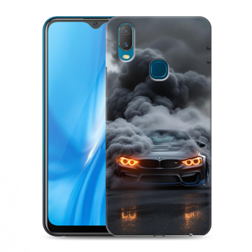 Силиконовый чехол на Vivo Y11 с принтом BMW БМВ Силиконовый чехол на Vivo Y11 с принтом BMW БМВ
