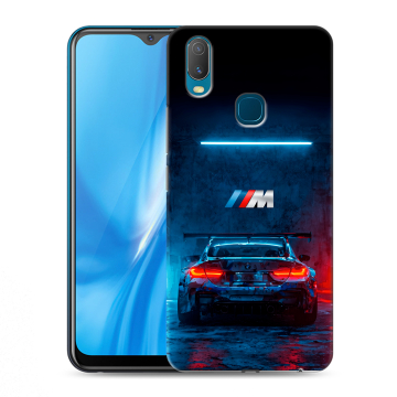 Силиконовый чехол на Vivo Y11 с принтом BMW БМВ