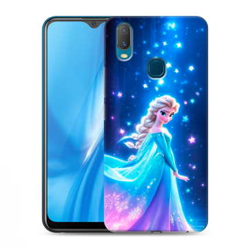Силиконовый чехол на Vivo Y11 с принтом Холодное сердце Frozen