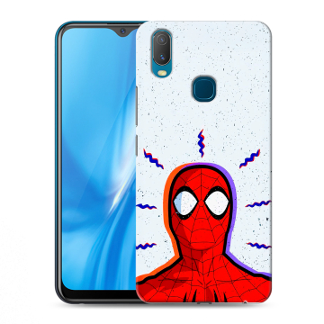 Силиконовый чехол на Vivo Y11 с принтом Spiderman Человек паук