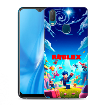 Силиконовый чехол на Vivo Y11 с принтом Roblox Роблокс