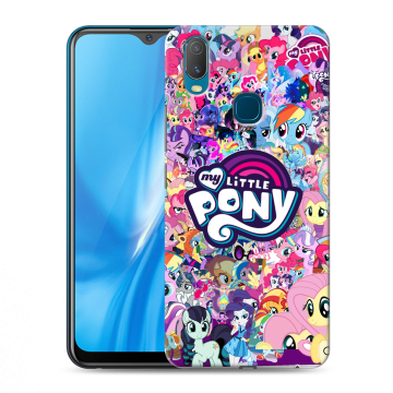 Силиконовый чехол на Vivo Y11 с принтом My little pony Дружба чудо
